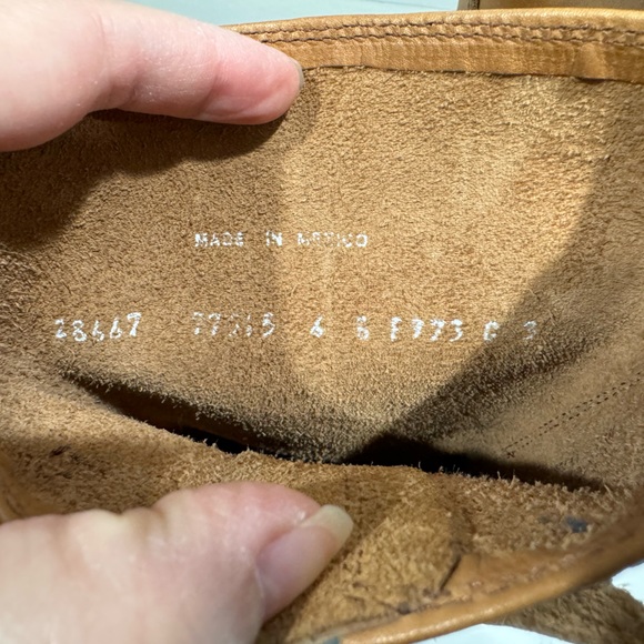 FRYE Veronica Mid-calf Brown Leather Riding Boots Women's Size 6 - Picture 6 of 6